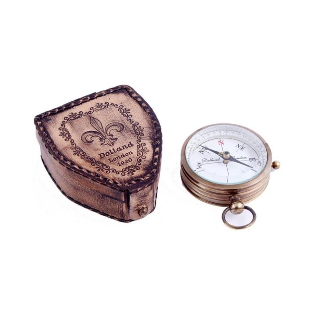 Compass and Leather Case image 0